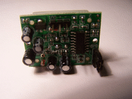 Placa profesional con los componentes soldados